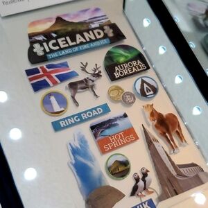 187◼️RECOLLECTIONS ICELAND STICKERS